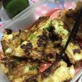 あや。。！'s cooksnap of when they made 山芋のせお好み焼き.
