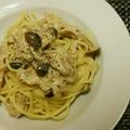 ｼﾞｬﾋﾞｨ's cooksnap of when they made 豚肉ときのこのチーズクリームパスタ.