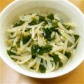 max4995's cooksnap of when they made もやしとワカメのナムル.