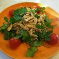 ume姉さん's cooksnap of when they made パクチーと鳥ササミサラダ胡麻油醤油.