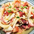 Meguminomy's cooksnap of when they made タコとピーナッツの和風マリネ.