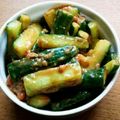 クックOF9L8I☆'s cooksnap of when they made つまみにピッタリ！ピリ辛もろきゅう.