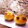 とこきち's cooksnap of when they made お花見に☆桜満開マフィン！【餡子入り】.