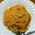 arushiro's cooksnap of when they made お弁当にも♪冷やご飯でチキンライス.