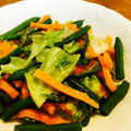 月見なっとう's cooksnap of when they made 余り野菜で簡単ゴマみそ炒め☆.