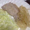 ちゃぎー's cooksnap of when they made 簡単☆玉ねぎソースのやわらかポークソテー.
