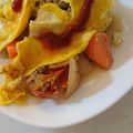 しらたままる's cooksnap of when they made 春キャベツとツナのオムレツ.