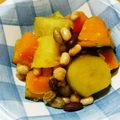 もこりこ's cooksnap of when they made かぼちゃとサツマイモのみりん炊き.