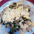 icook's cooksnap of when they made 簡単★小松菜たっぷり&とりひき肉ごはん.