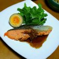 あけびなわ's cooksnap of when they made 鮭のムニエル　バタぽん生姜ソース.