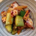 ちはるき27's cooksnap of when they made 蛸と胡瓜のキムチ和え.