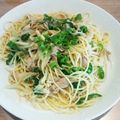 黄色5号's cooksnap of when they made 和風ツナ醤油スパゲッティ.