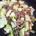 みーさり's cooksnap of when they made 牛肉とキャベツの味噌炒め.
