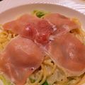 じゅんが's cooksnap of when they made 牛乳で！春キャベツの生ハムクリームパスタ.