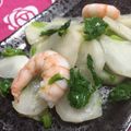 hapiwa's cooksnap of when they made カブと海老の柚子胡椒マリネ.