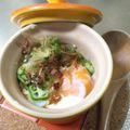 梅乃花おり's cooksnap of when they made すき家まぜのっけ風オクラ&温玉.
