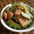 ayureo's cooksnap of when they made ゴーヤのピーナッツナンプラー炒め.