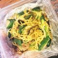 mu14578's cooksnap of when they made 春菊とひき肉の塩生姜焼きそば.