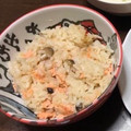 gm_615's cooksnap of when they made 鮭とシメジのバター醤油たきこみご飯♡♡.