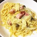 クックP2GZSO☆'s cooksnap of when they made 簡単カルボナーラ風パスタ.
