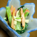 とーみママ's cooksnap of when they made 小松菜ときのこの胡麻マヨ和え.