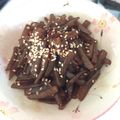 みぃすけ33's cooksnap of when they made ☆簡単節約☆こんにゃくのピリ辛きんぴら☆.