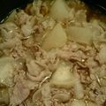 クックるん☆戦隊's cooksnap of when they made 大根と豚バラの炊いたん.