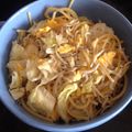 noitigo's cooksnap of when they made 春キャベツとちりめんじゃこの和風パスタ.