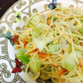 くぅちゃんを大切に育ててる人's cooksnap of when they made 桜えびとシラスとほうれん草のパスタ★.