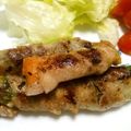 ☆とん吉☆'s cooksnap of when they made 子供から大人まで！肉巻き〜カレー風味〜.