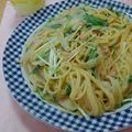 Kirin♬'s cooksnap of when they made ツナと水菜のクリームパスタ.