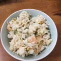 maryry's cooksnap of when they made 鮭とミズナの炊き込みご飯.