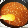 pnyo's cooksnap of when they made 丸ごとトマトのミートソース❀.