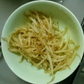 クックBXT9W4☆'s cooksnap of when they made ＊＊もやしと桜えびのマヨ炒め＊＊.
