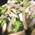 hatttey's cooksnap of when they made 小松菜とエリンギのオイスターソース炒め.
