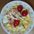 あべぴょんぴょん's cooksnap of when they made キャベツチーズツナゆで玉子サラダ.
