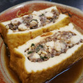 comomuz's cooksnap of when they made 簡単♪厚揚げの肉詰め♪.