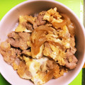 sandy1208's cooksnap of when they made 親子丼みたいな♡豚肉の卵とじ.