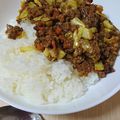 ミナっしー's cooksnap of when they made キャベツと合挽きミンチのドライカレー風.