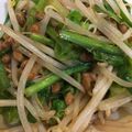 みっつっつー's cooksnap of when they made キャベツとニラもやしの納豆和え☆.