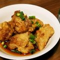 chippage's cooksnap of when they made ごはんがすすむ‼鶏むね肉の甘酢からあげ.