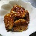 shiata's cooksnap of when they made レンコンの豚巻き照り焼き.