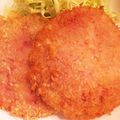 kgshizuca's cooksnap of when they made 我が家の*チーズハムカツ*.