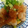 クックDZDR1O☆'s cooksnap of when they made 簡単！鶏むね肉の甘酢おろし大葉あえ.