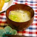 ✳︎izumi✳︎'s cooksnap of when they made ☆5分で完成☆レタスと卵の簡単中華スープ.