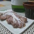 ダイナマイト漆黒's cooksnap of when they made 柔らか～牛タン塩麹漬け焼き.
