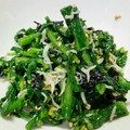 5870みーちゃん's cooksnap of when they made 韓国風菜の花としらすのおひたし.