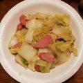 メオちゃん's cooksnap of when they made 白菜とウィンナーのカレー炒め.