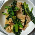 フルーツ大好き❤'s cooksnap of when they made のらぼう菜の炒め物.