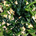 ちゃぎー's cooksnap of when they made 簡単！ほうれん草の卵とじ！！弁当にも！.